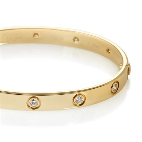 gold cartier bracelet women|cartier all diamond bracelet price.